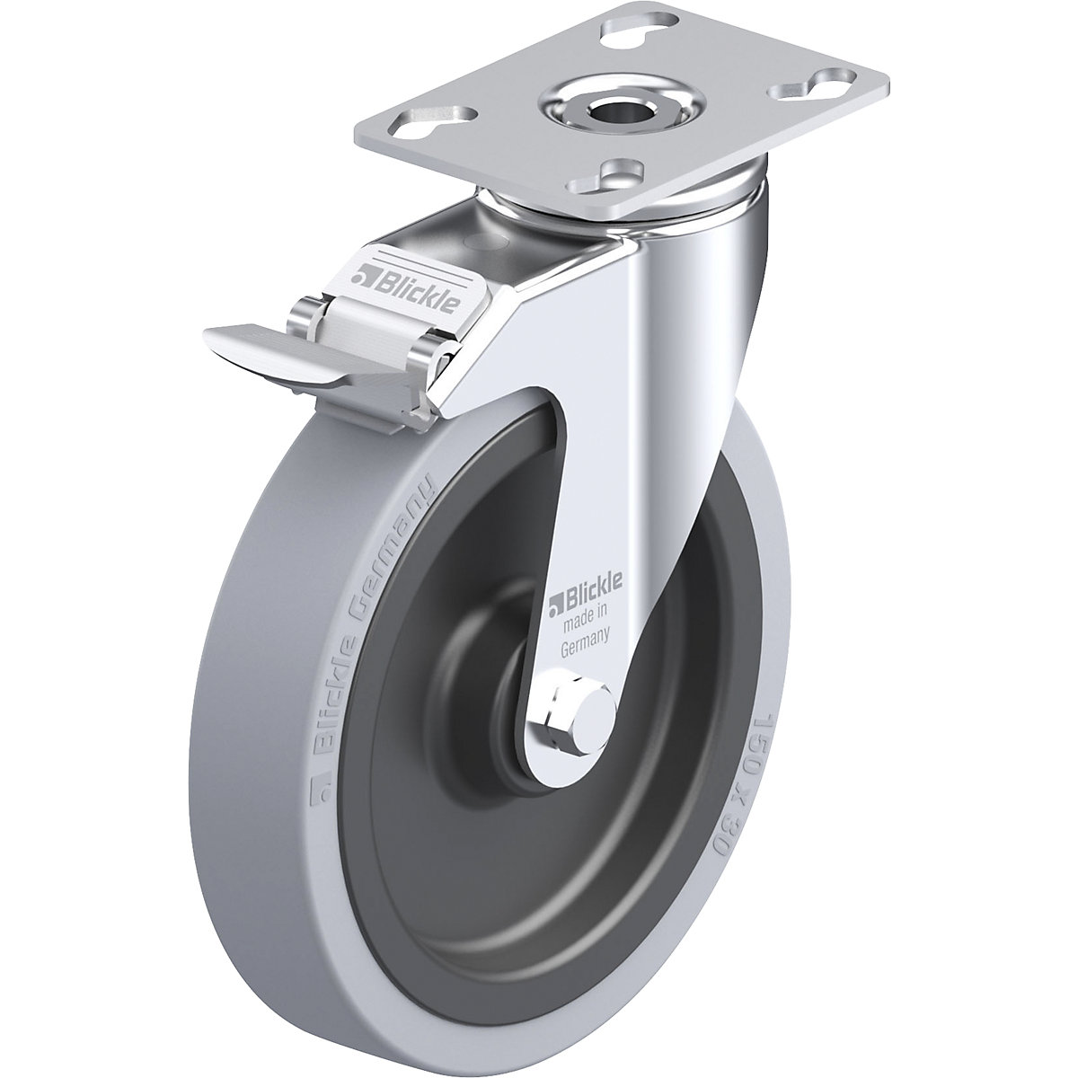 Ruota con supporto girevole per attrezzature LKPA-VPA-FI – Blickle