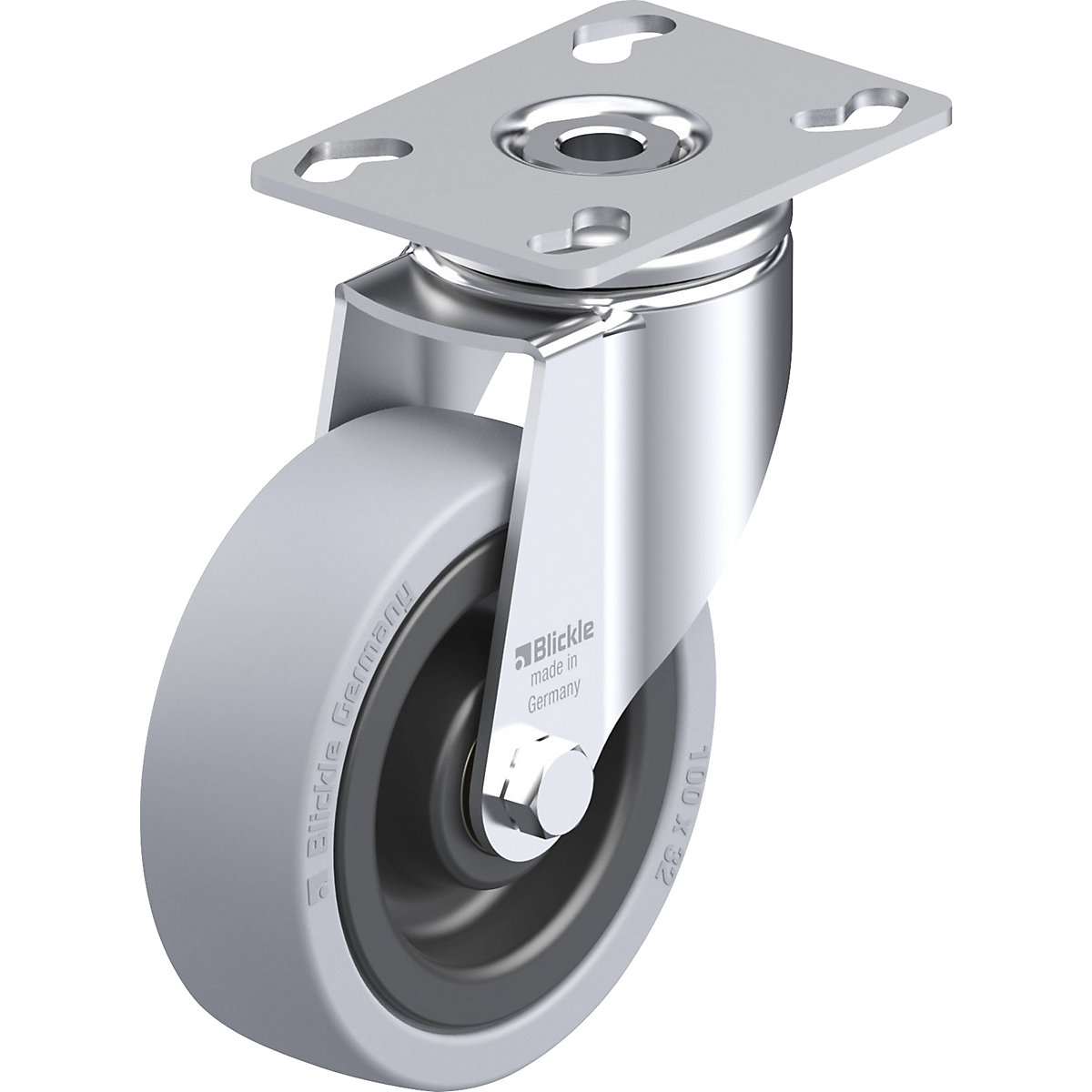 Ruota con supporto girevole per attrezzature LKPA-VPA – Blickle