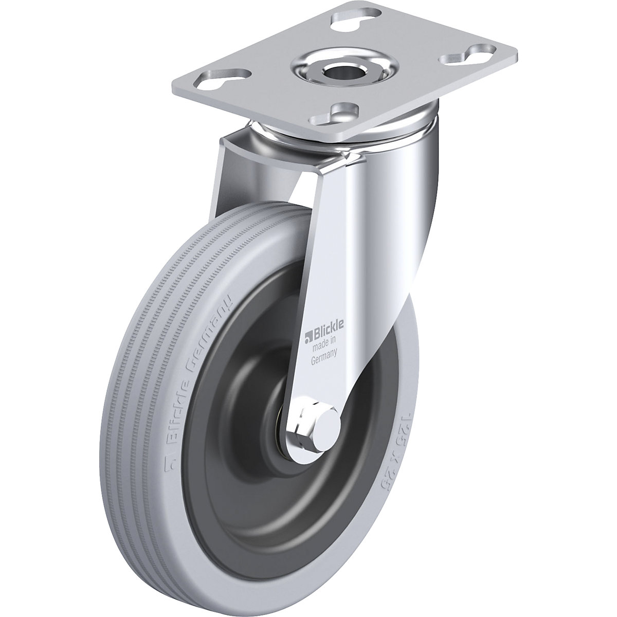 Ruota con supporto girevole per attrezzature LKPA-VPA – Blickle