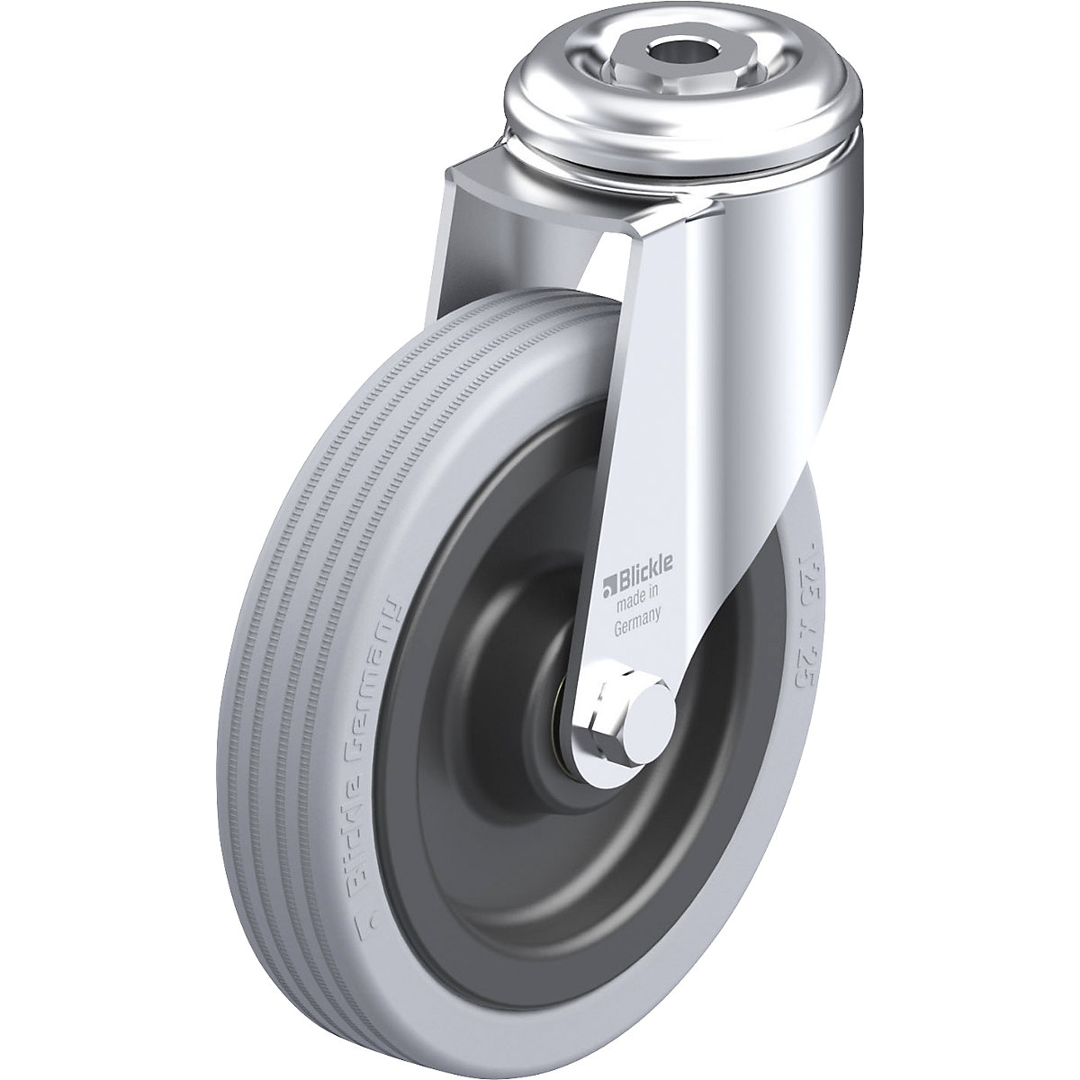 Ruota con supporto girevole per attrezzature LKRA-VPA – Blickle