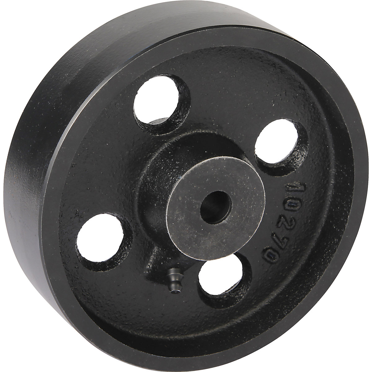 Ruota in ghisa grigia, cuscinetti a strisciamento, Ø x larghezza ruote 160 x 48 mm-0