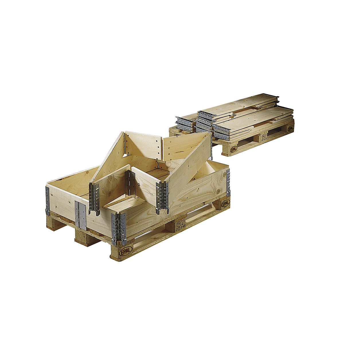 Rehausse en bois pour palette format européen – ratioform (Illustration du produit 1)-0