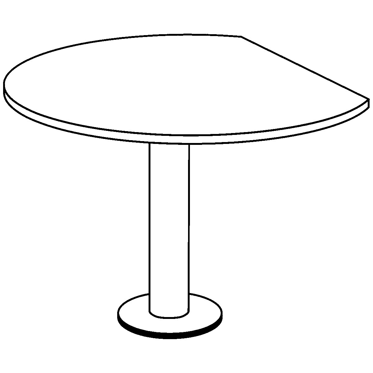 Přístavný stůl STATUS – eurokraft pro (Obrázek výrobku 3)-2