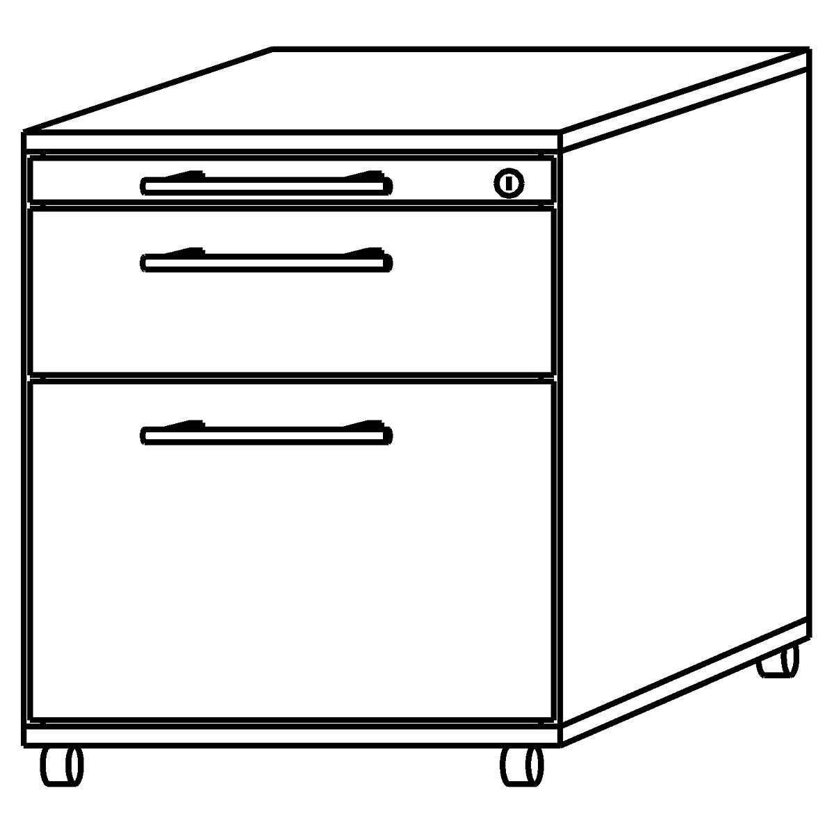 Caisson roulant NICOLA – eurokraft pro (Illustration du produit 1)