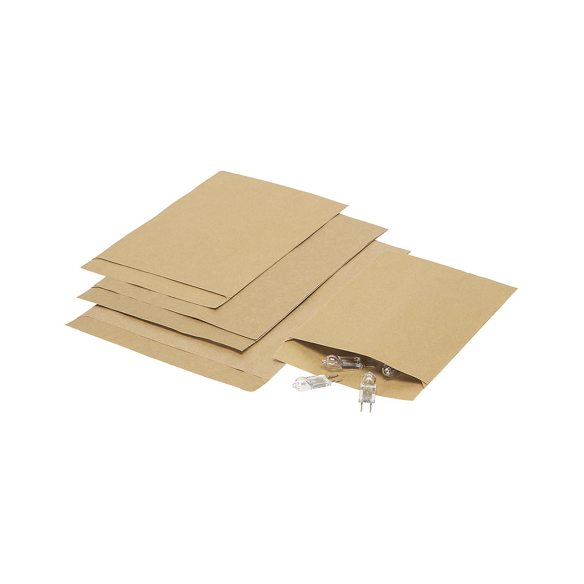 Sacchetti piatti – ratioform, in carta calandrata, lungh. x largh. 160 x 115 mm, 70 g/m², conf. da 500 pz.-0