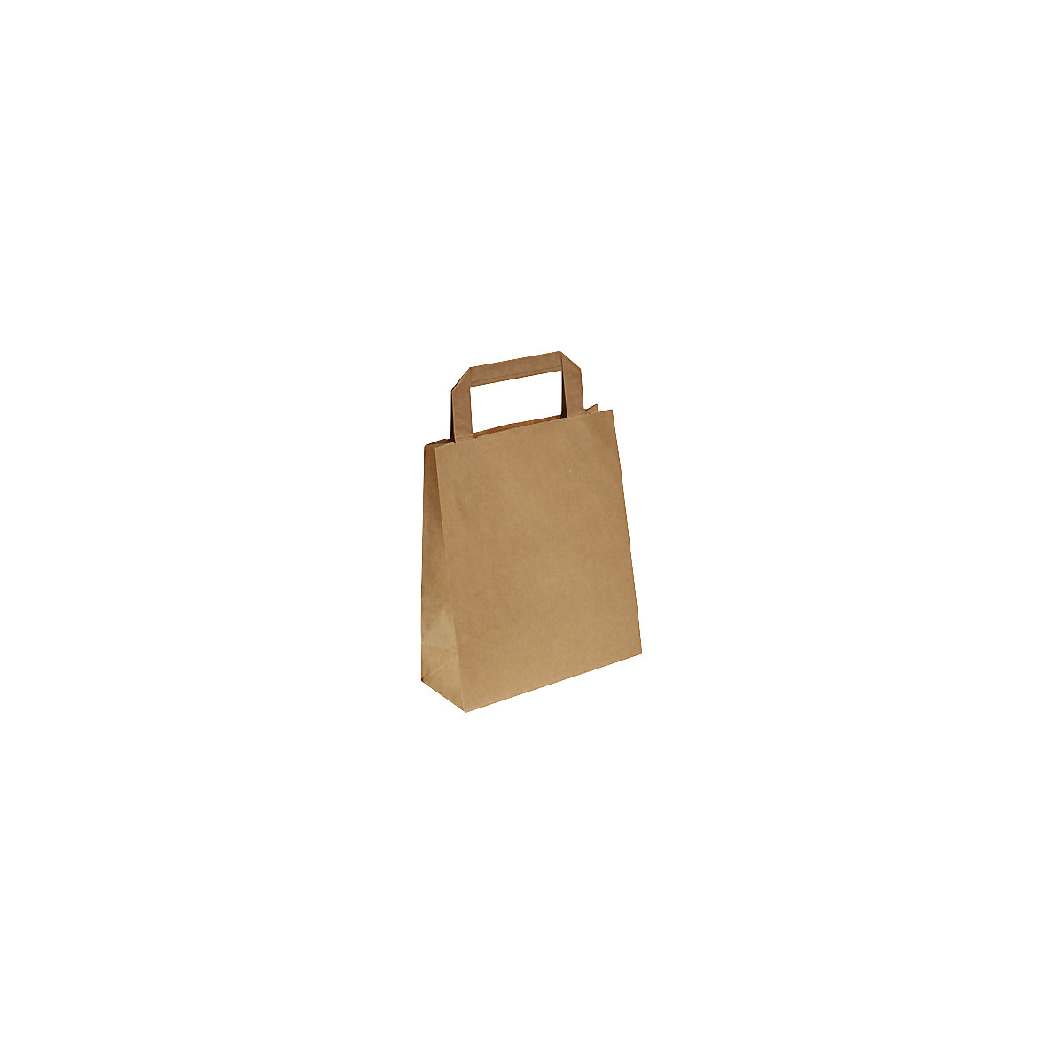 Sacchetto di carta – ratioform, marrone, lungh. x largh. x alt. 180 x 80 x 220 mm, 70 g/m², conf. da 500 pz.-0