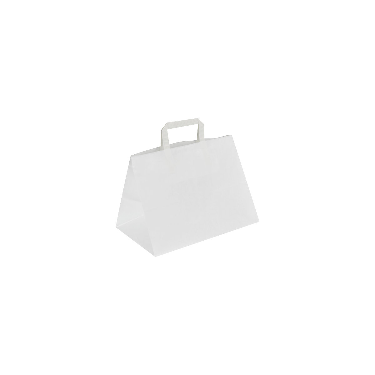 Sacchetto di carta – ratioform, bianco, lungh. x largh. x alt. 317 x 218 x 245 mm, 70 g/m², conf. da 250 pz.-0