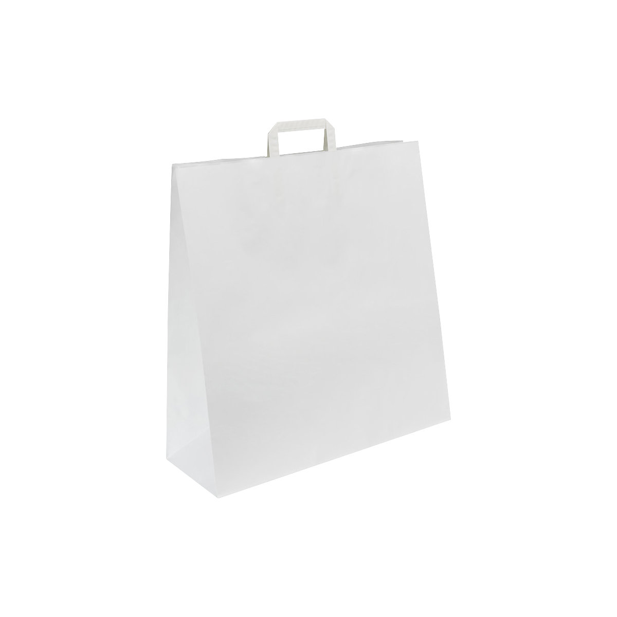 Sacchetto di carta – ratioform, bianco, lungh. x largh. x alt. 450 x 170 x 480 mm, 100 g/m², conf. da 200 pz.-0
