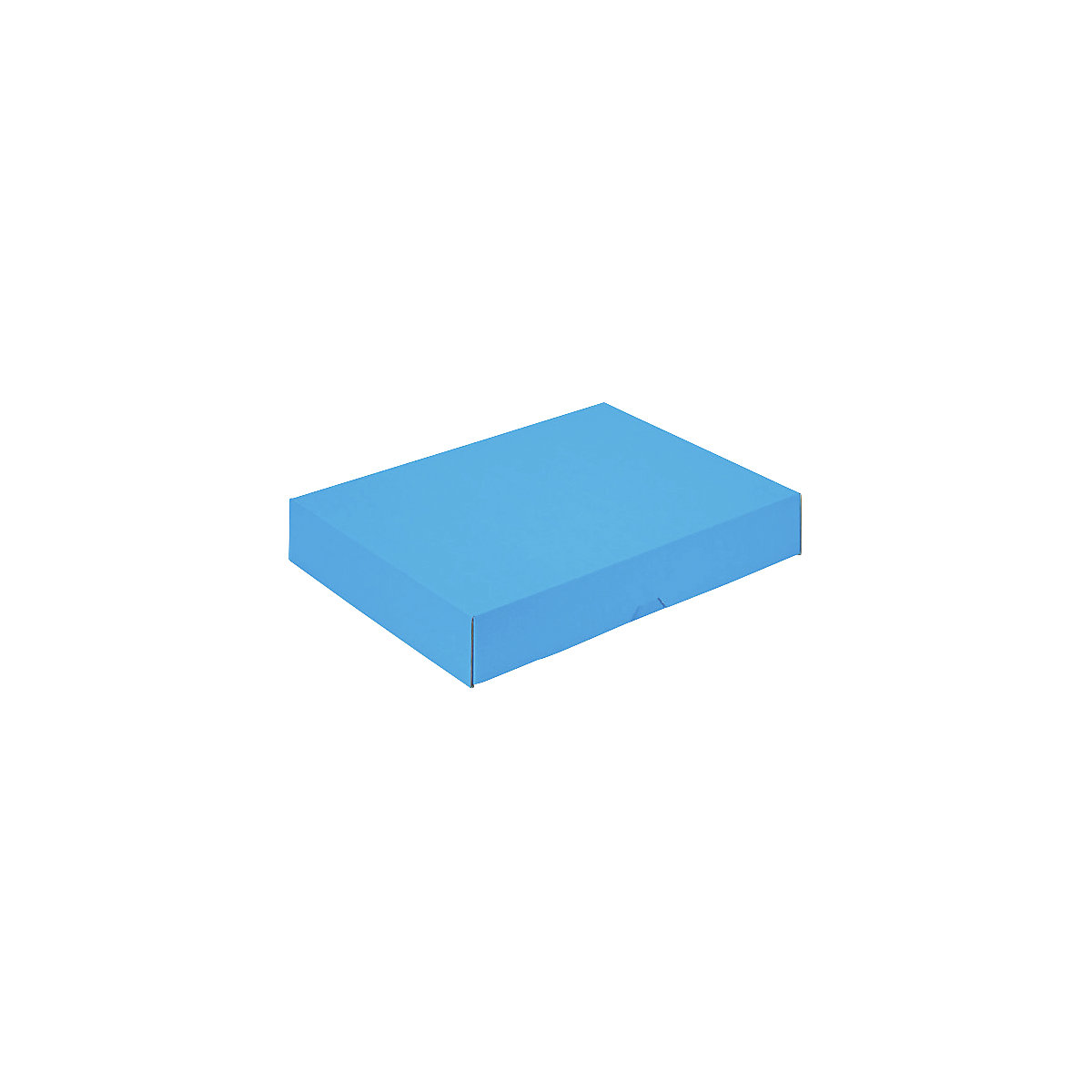 Scatola con coperchio a cappuccio – ratioform, blu chiaro, dimensioni interne 301 x 213 x 45 mm, a partire da 20 pz.-0