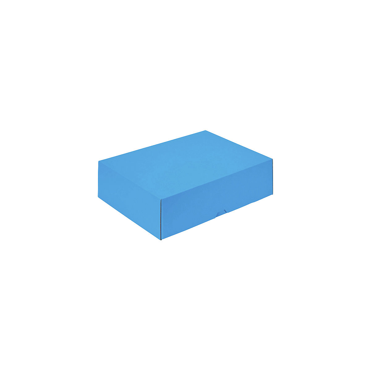 Scatola con coperchio a cappuccio – ratioform, blu chiaro, dimensioni interne 301 x 213 x 80 mm, a partire da 12 pz.-1