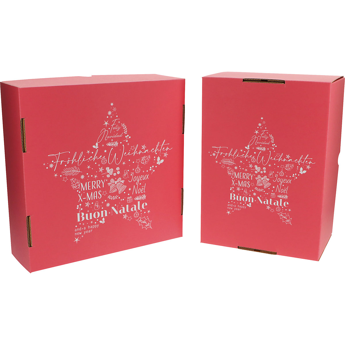 Scatola con coperchio a cappuccio International Christmas Star – ratioform (Foto prodotto 3)-2