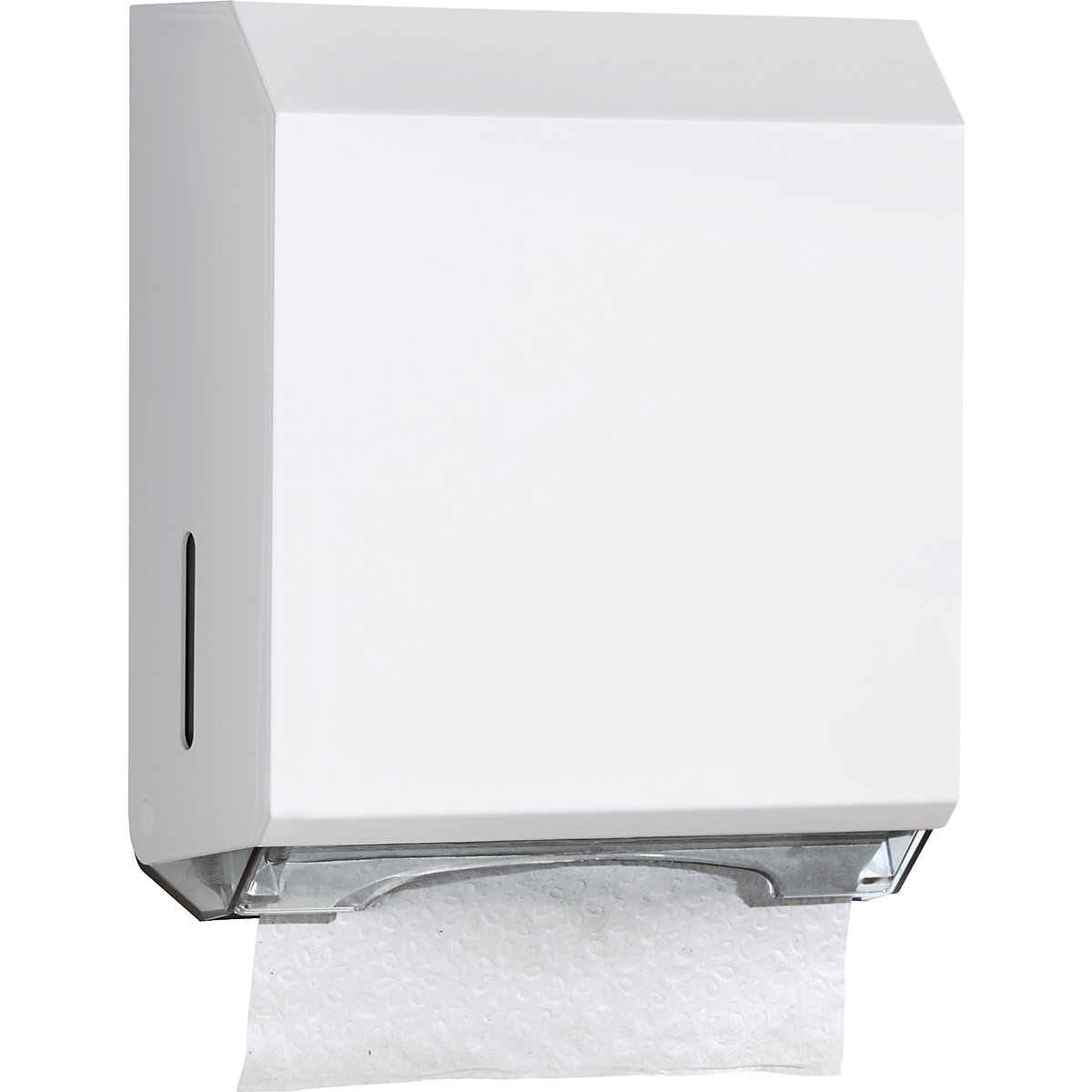Novoclean papieren handdoekdispenser, wit – CWS