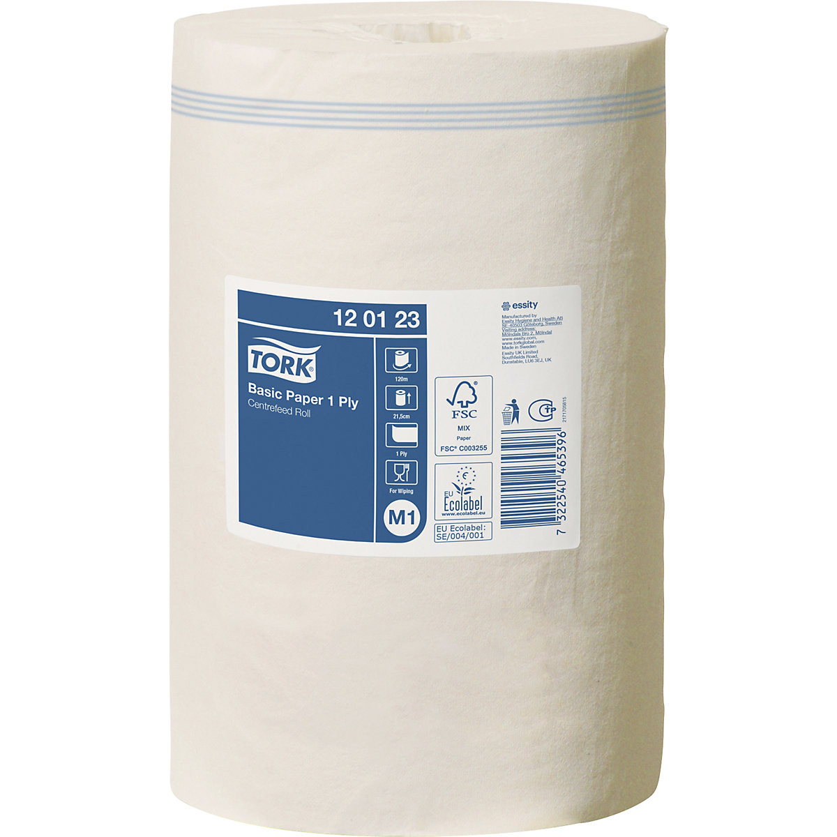 Standaard papieren poetsdoekjes met binnenafrolling – TORK (Productafbeelding 7)-6