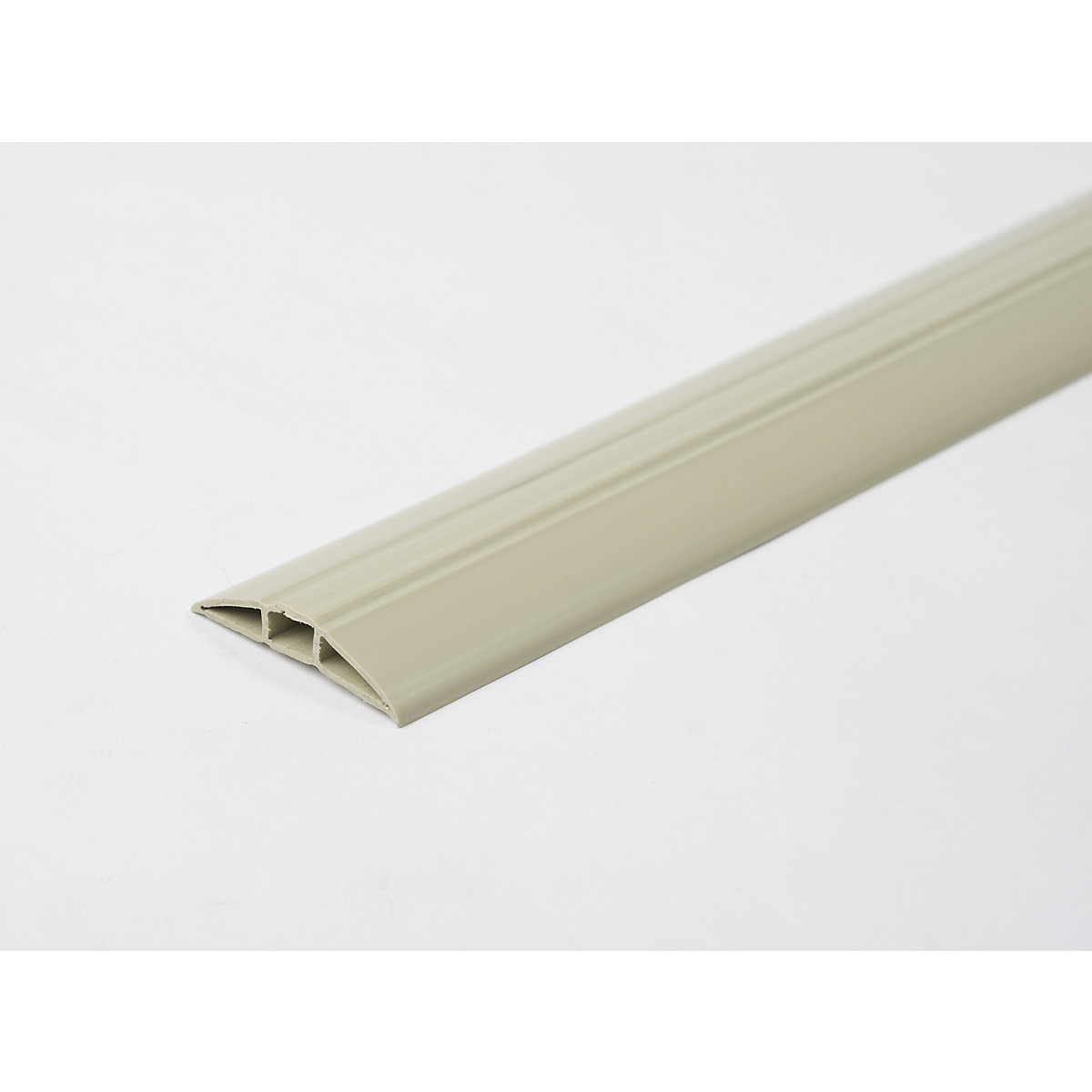 Canalina passacavo in plastica – EHA, Toploader, grigio, lunghezza 1,5 m-0