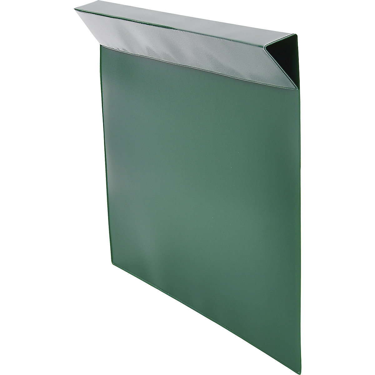 Buste per descrizione del contenuto, conf. da 100 pz., per spondine in legno, formato carta UNI A4, verde-0