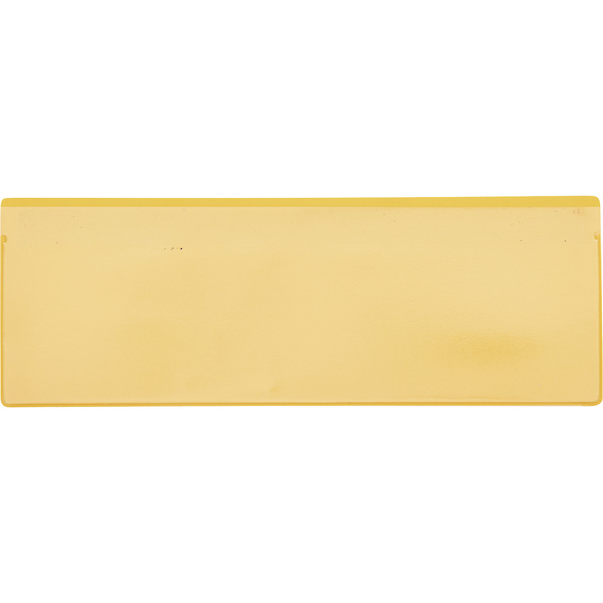 Buste per etichette, conf. da 50 pz., con striscia magnetica, largh. x alt. 220 x 80 mm, VDA, giallo-0
