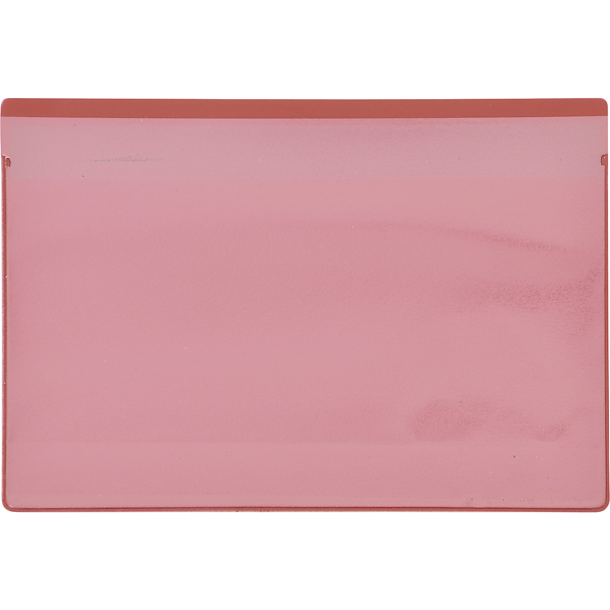Buste per etichette, conf. da 50 pz., con striscia magnetica, largh. x alt. 120 x 80 mm, rosso-0