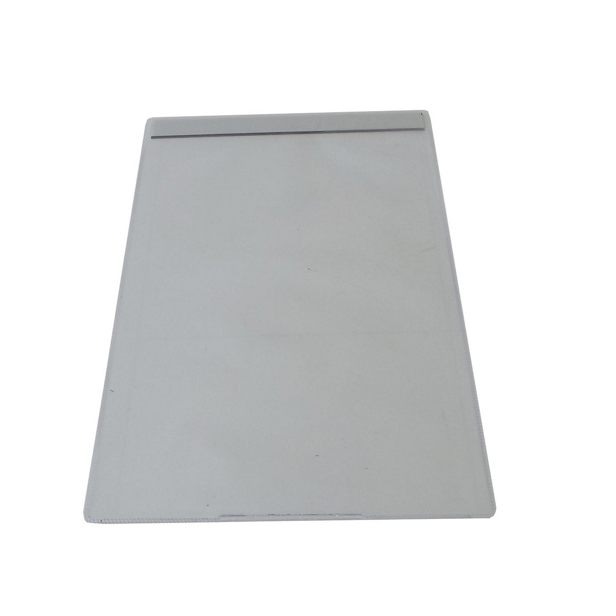 Buste portadocumenti, con striscia magnetica, per A4, formato verticale, lato corto aperto, conf. da 50 pz.-0