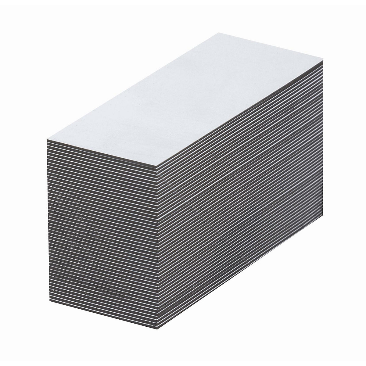 Targhetta magnetica per magazzino, bianco, alt. x largh. 40 x 80 mm, conf. da 100 pz.-0