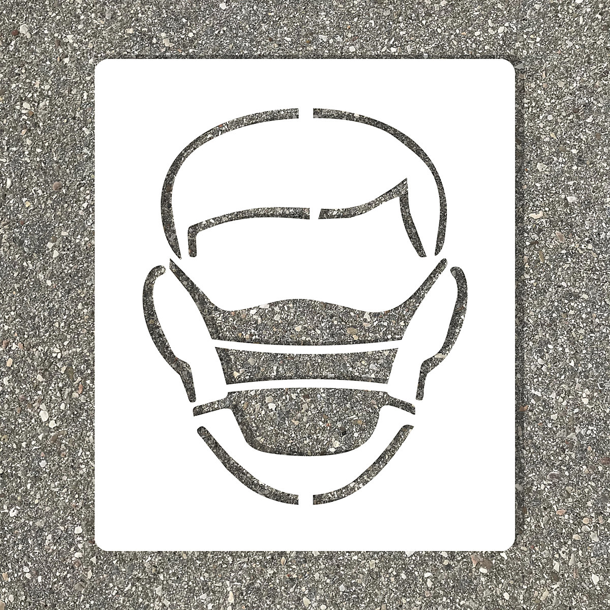Stencil per segnaletica orizzontale