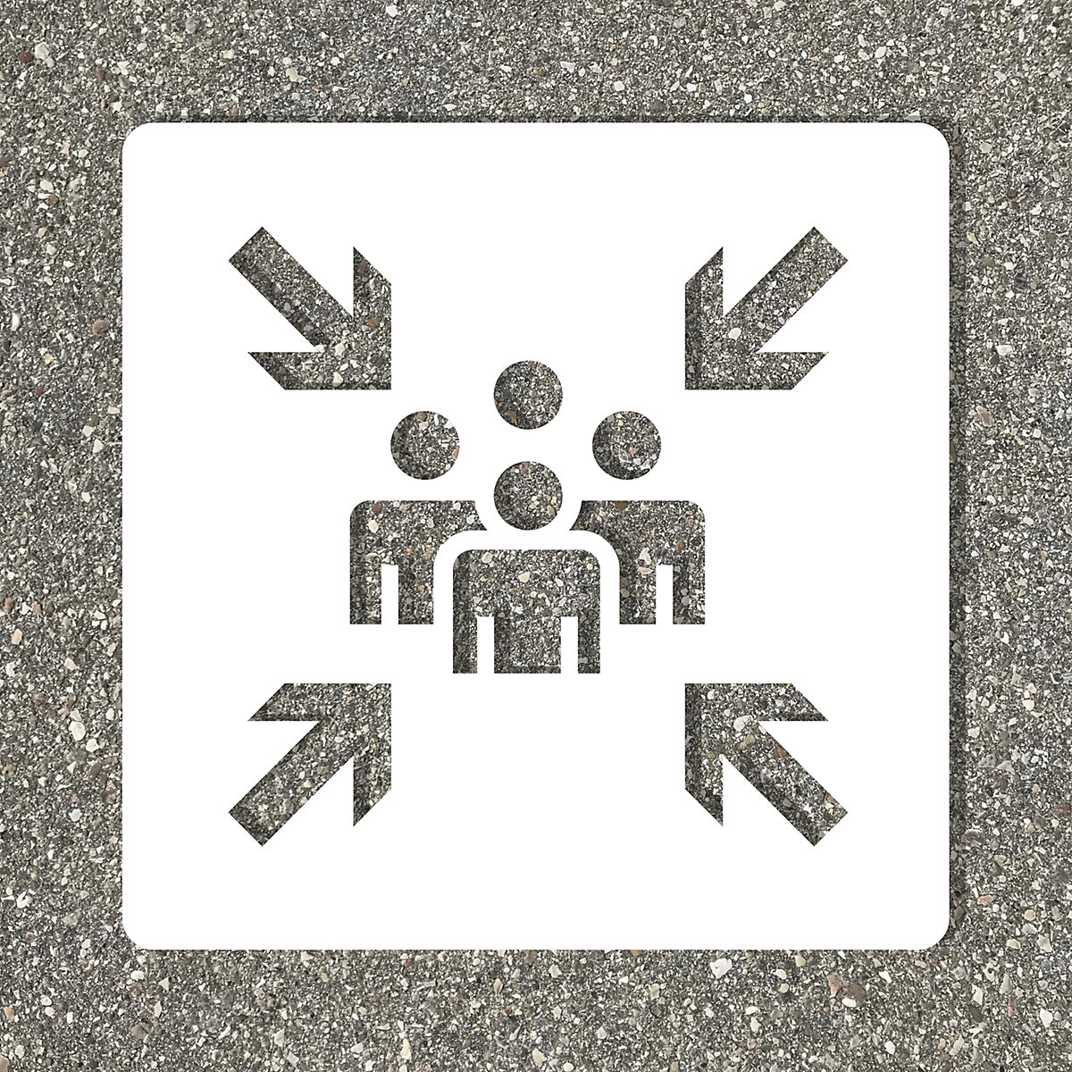 Stencil per segnaletica orizzontale