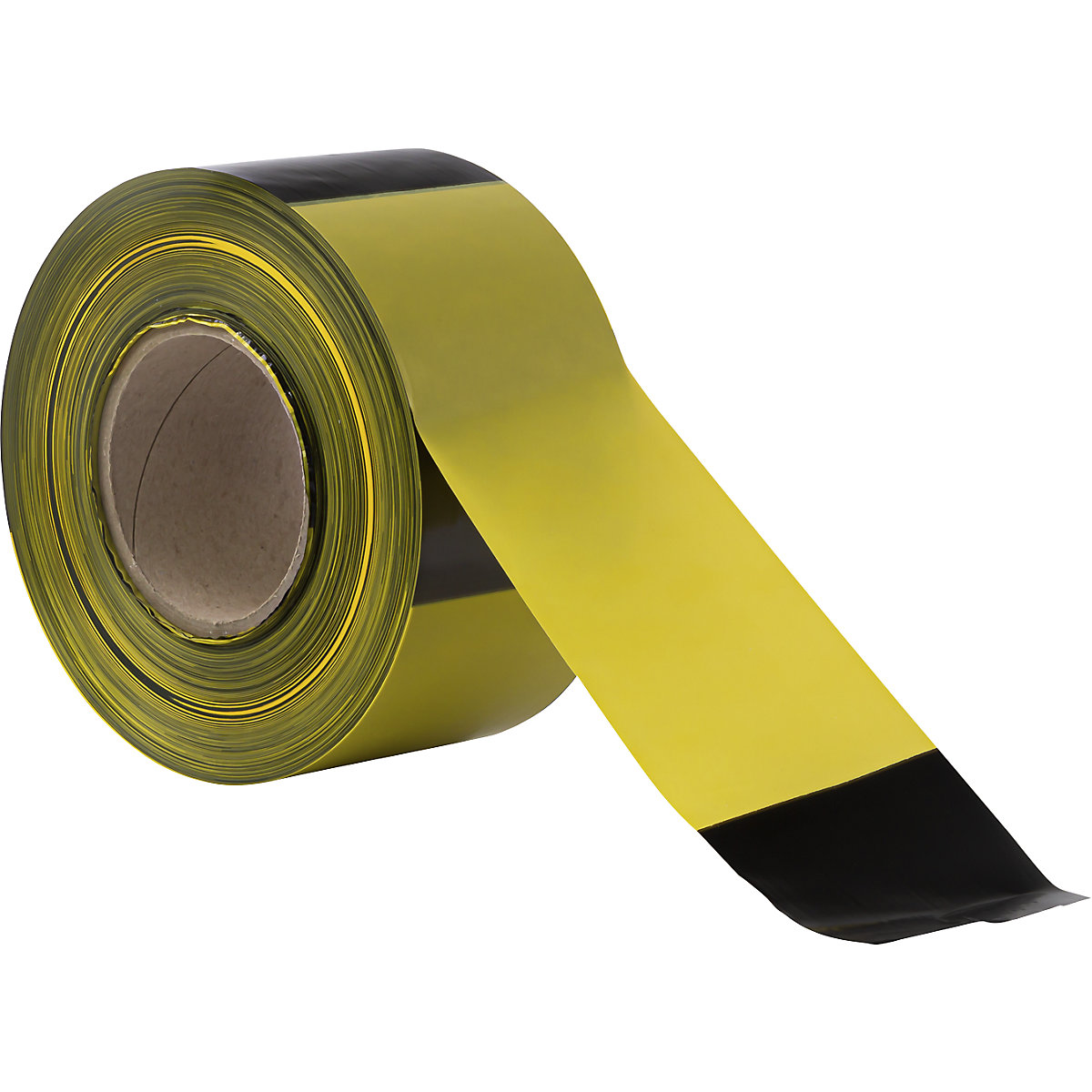 Nastro segnaletico, estremamente resistente agli strappi, stampato su entrambi i lati, nero / giallo-0