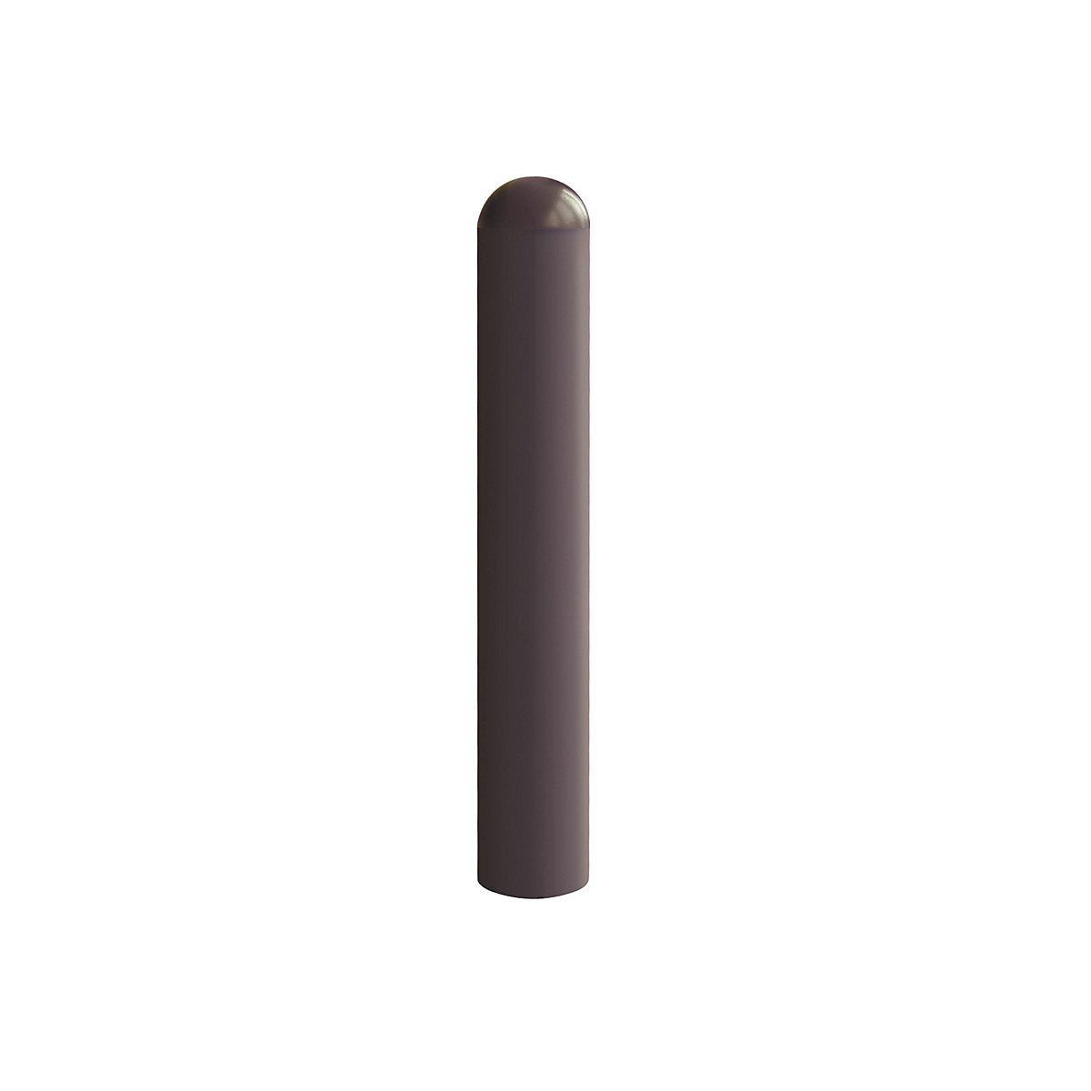 Paracarro City, altezza 1250 mm, estraibile, con serratura a base triangolare, Ø 90 mm, 2 anelli di fissaggio catena-0