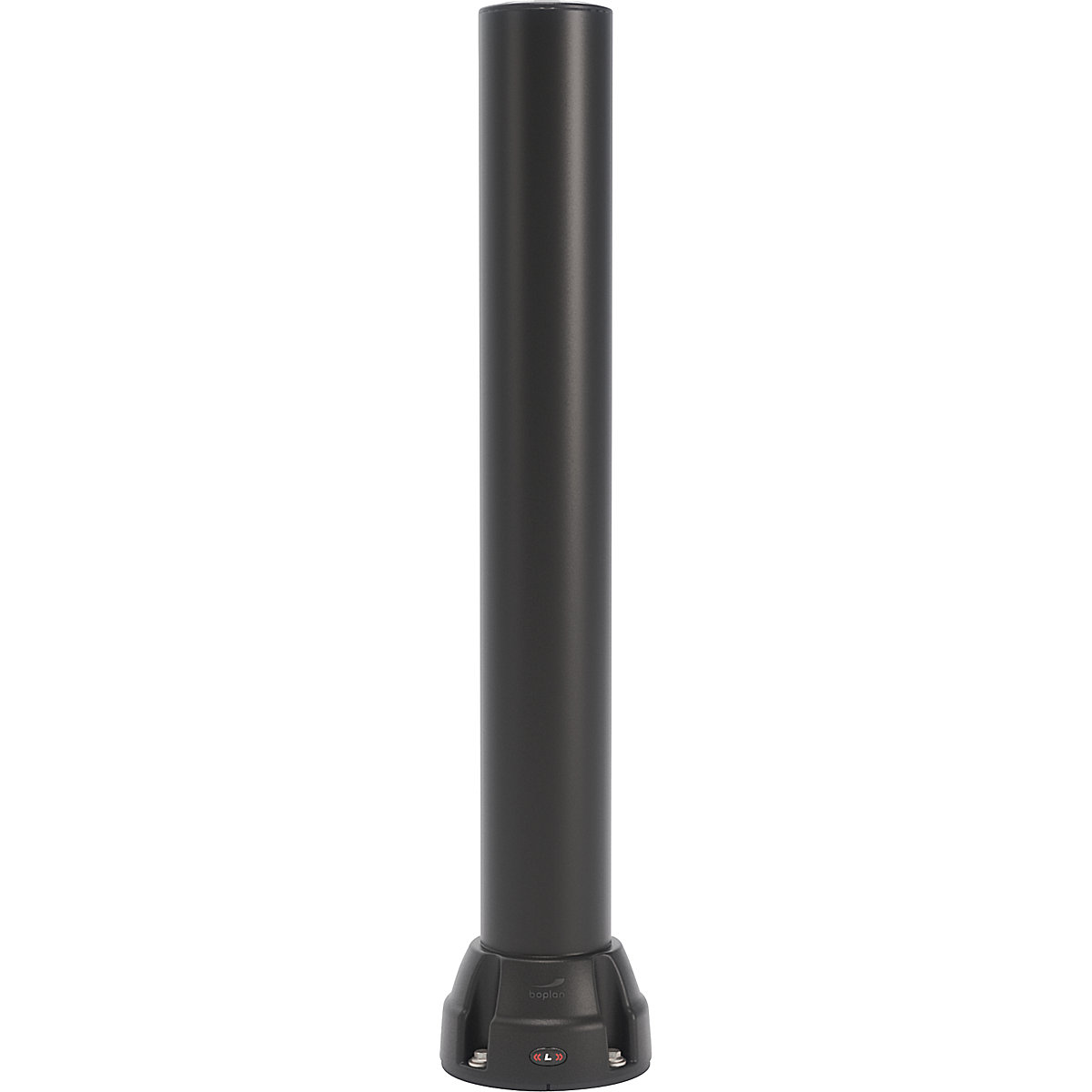 Piantone 125L – Boplan, altezza 1000 mm, piastra zincata, nero-0