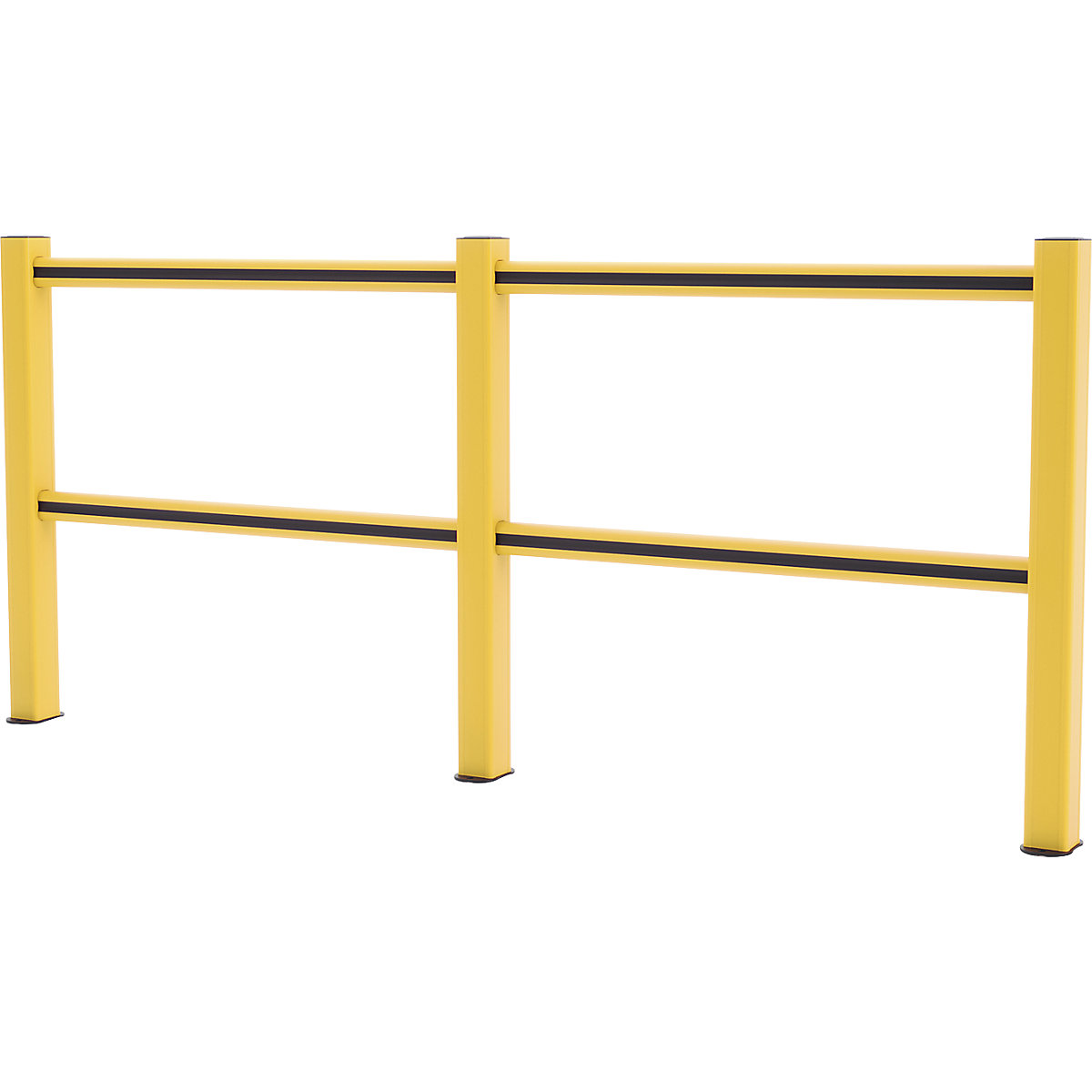 Barriera Flex Impact® HD Light – Boplan, montanti gialli – a strisce gialle/nere, larghezza 2500 mm-0