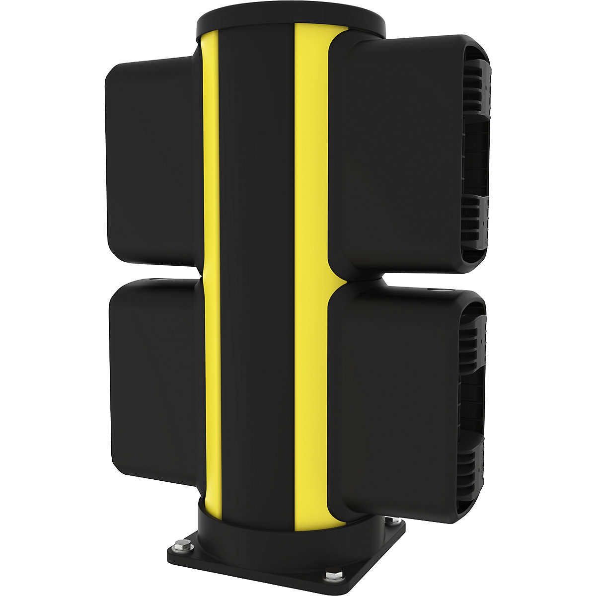 Dissuasore centrale X-Protect – Axelent, altezza 610 mm, quattro attacchi-0