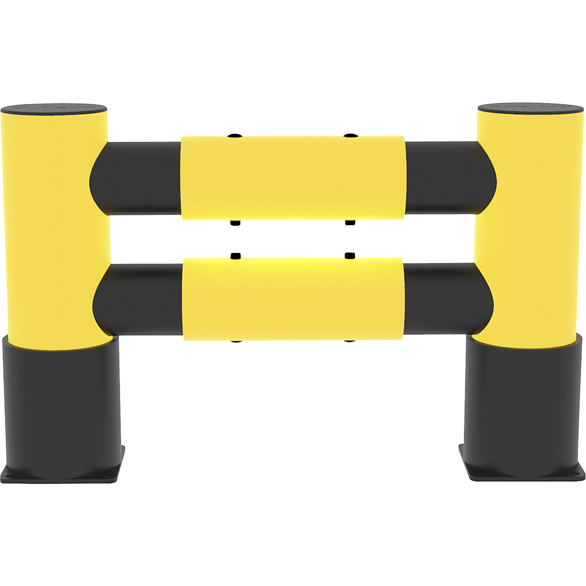 Protezione estremità scaffale – d-flexx, in plastica flessibile, 2 barre, 1100 mm-0