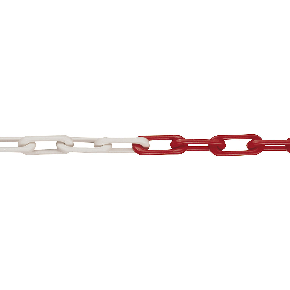 Catena in nylon, qualità MNK 6, lunghezza 50 m, rosso / bianco-0