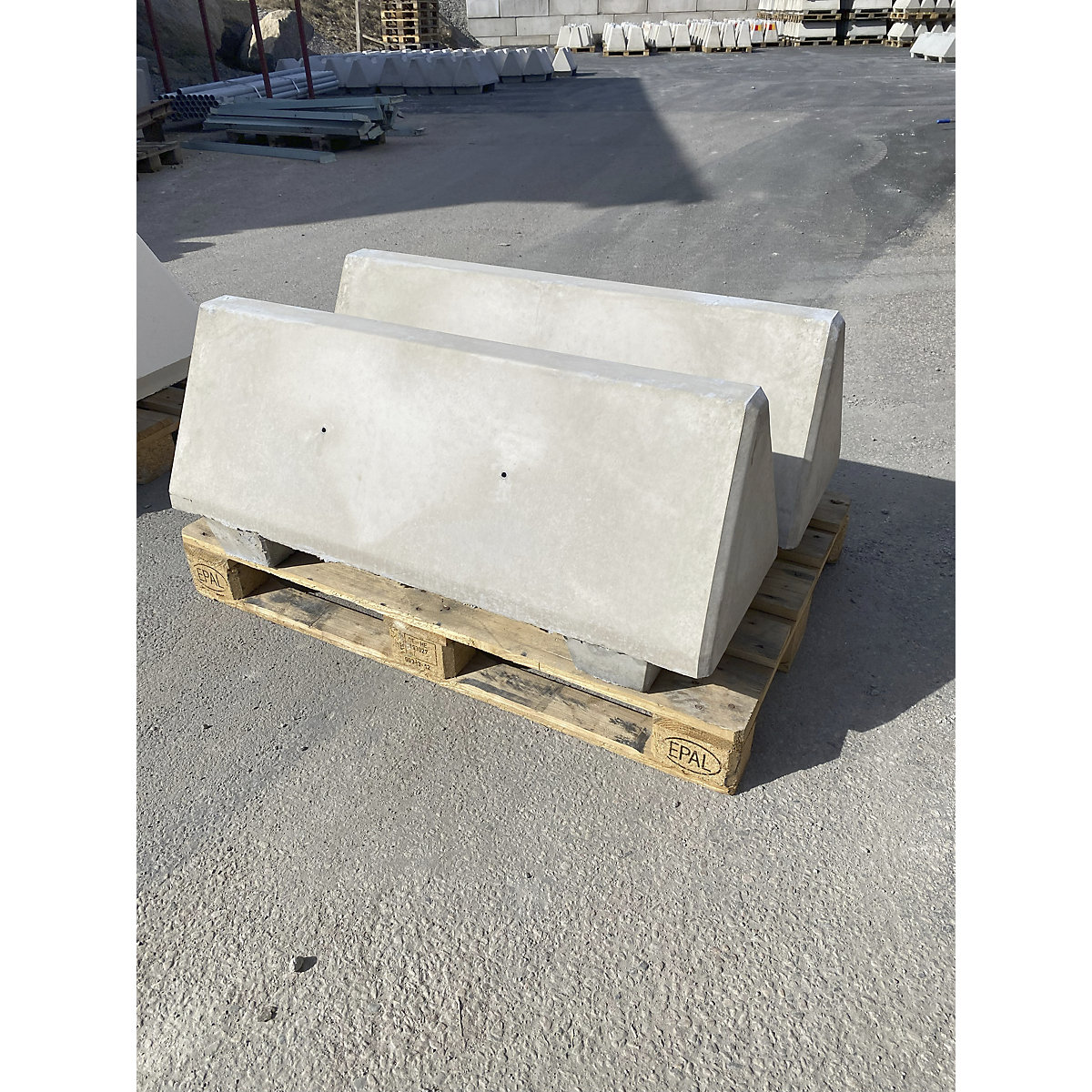 Barriera in cemento, lungh. x largh. x alt. 1090 x 390 x 465 mm (Foto prodotto 4)-3