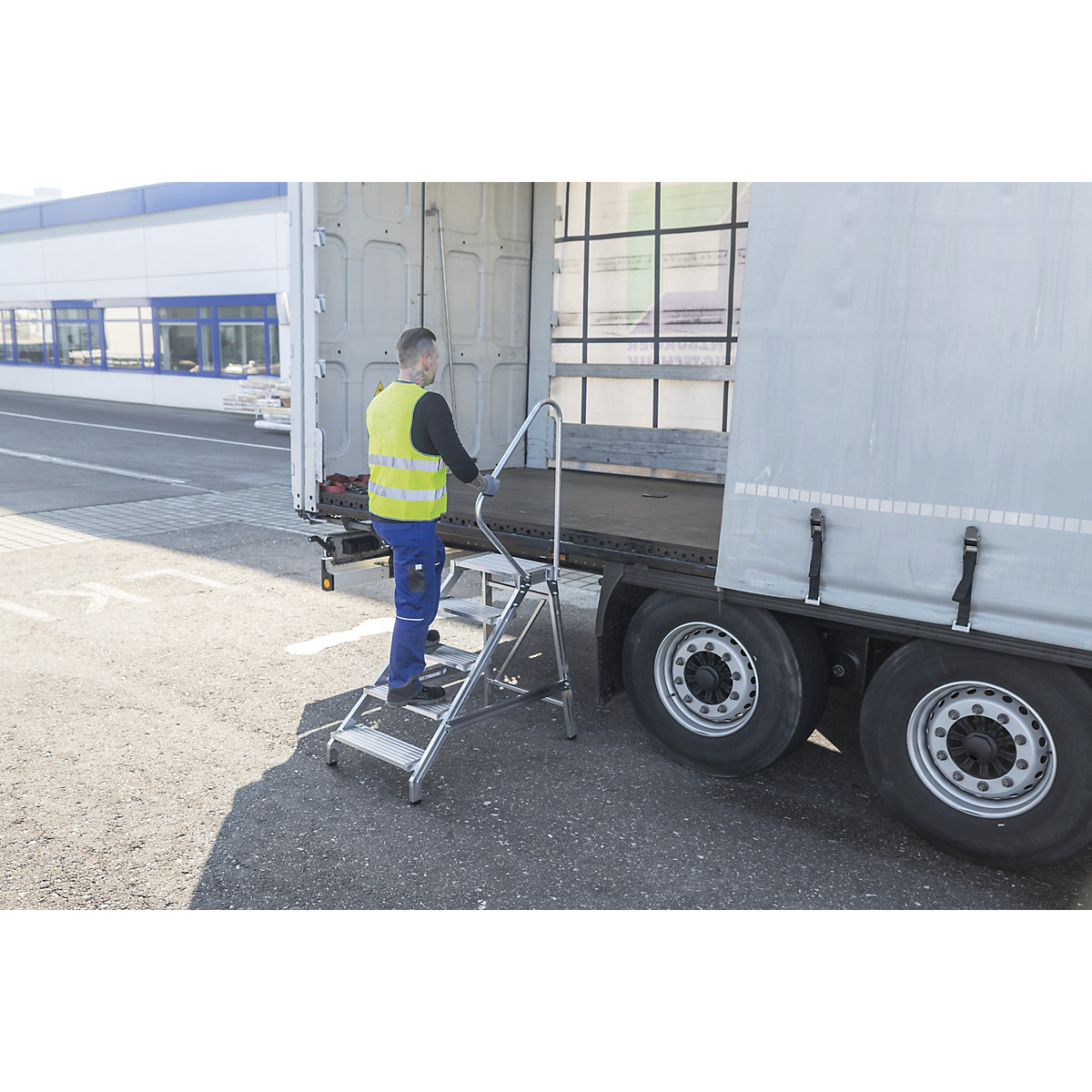 Scăriță de montaj pentru sarcini grele – eurokraft pro (Imagine produs 2)-1