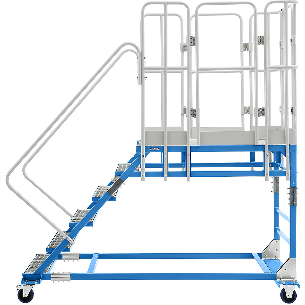 Scară cu platformă XXL – eurokraft pro (Imagine produs 3)-2