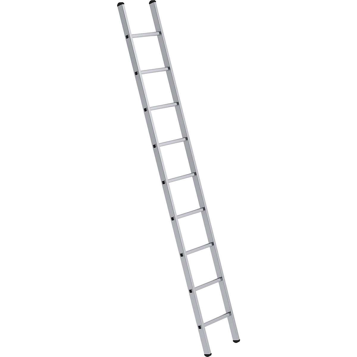 Scară cu rezemare cu fuscei – MUNK, lățime 350 mm, bară 58 x 25 mm, 9 fuscei-0