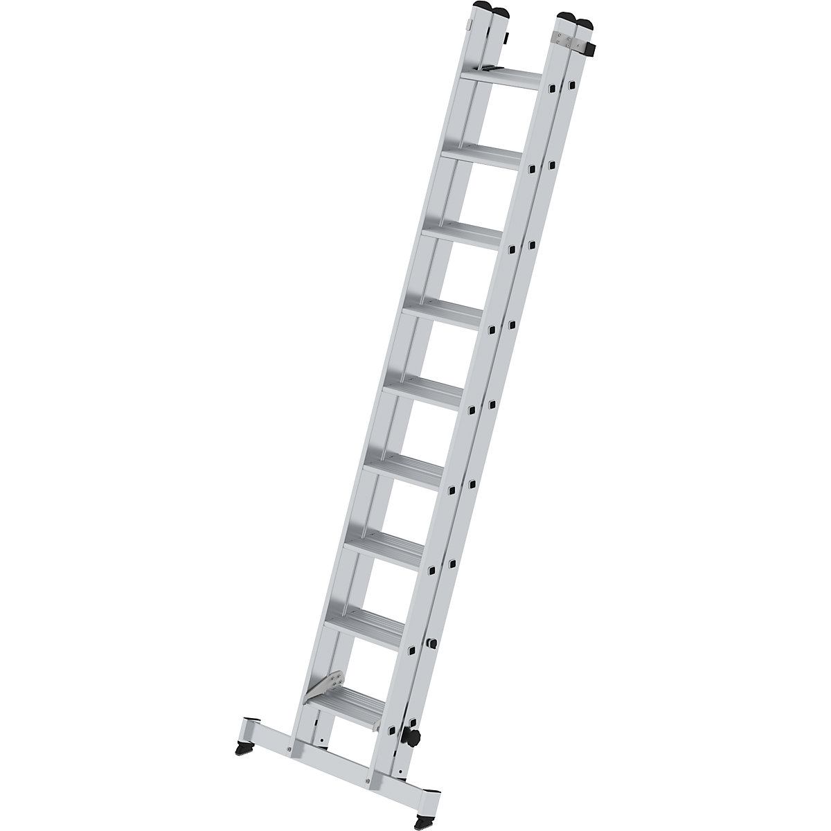 Scară extensibilă cu trepte, cu 2 tronsoane – MUNK (Imagine produs 2)-1