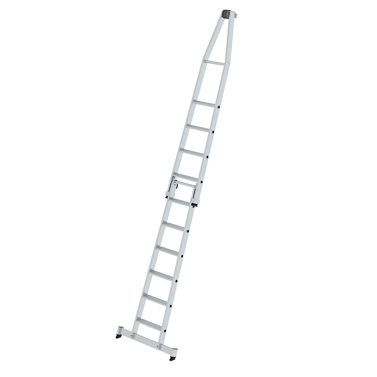 Scară pentru spălarea geamurilor – MUNK, standard, 2 elemente, 10 trepte-0
