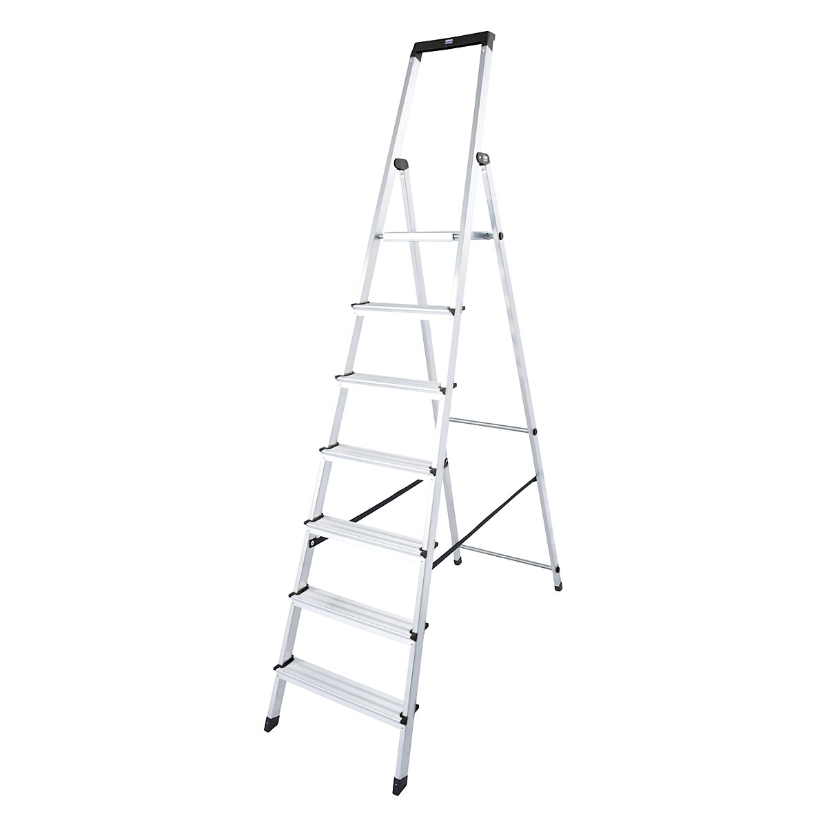 Scară dublă cu trepte – KRAUSE, cu platformă de siguranță, 7 trepte-0