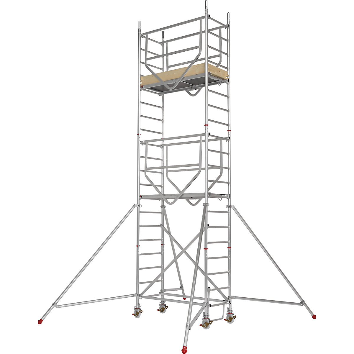 Schelă mobilă ADVANCED SAFE-T 7070 – HYMER, sudată, platformă 1,58 x 0,61 m, modul 1+2+kit-0