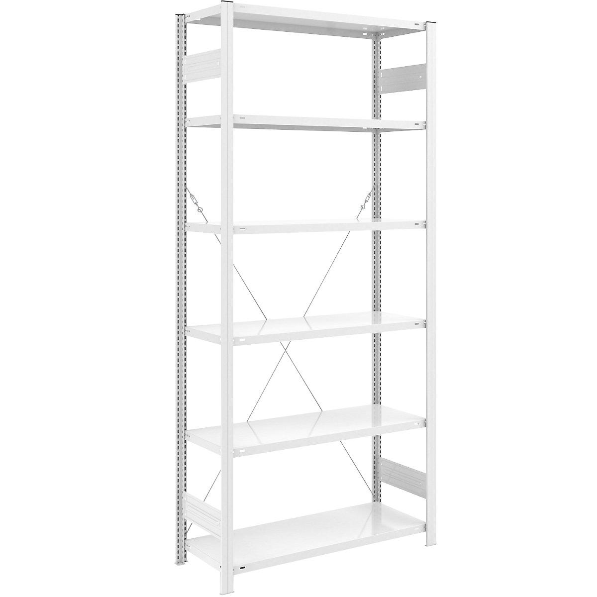 Scaffale a innesto AntiBak®, antibatterico – eurokraft pro, altezza scaffale 2500 mm, scaffale portante, larghezza ripiani 1000 mm, profondità ripiani 500 mm-0