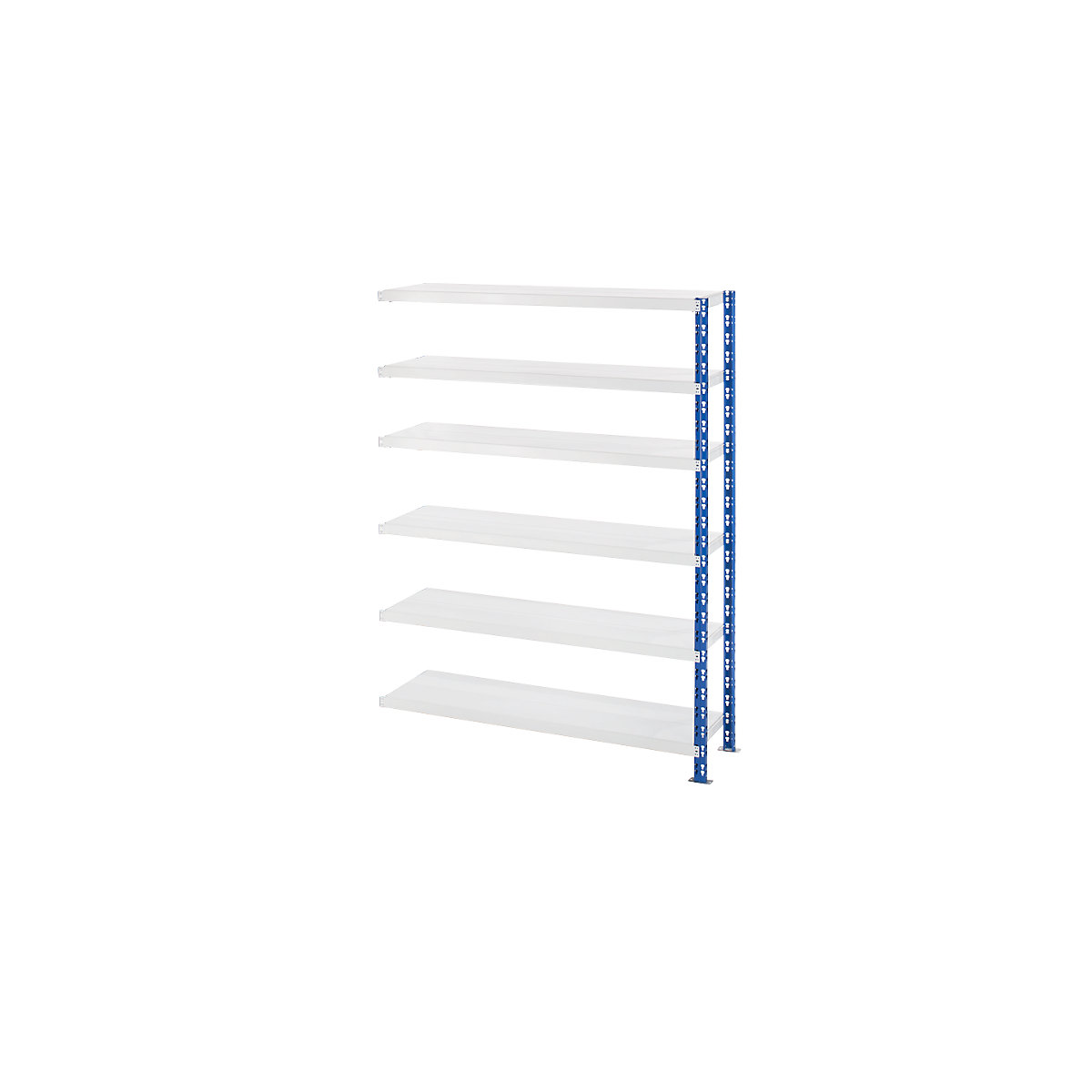 Scaffale a innesto a campata larga – eurokraft basic, prof. 500 mm, con ripiani in lamiera d'acciaio, scaffale aggiuntivo, alt. x largh. 1976 x 1525 mm-0