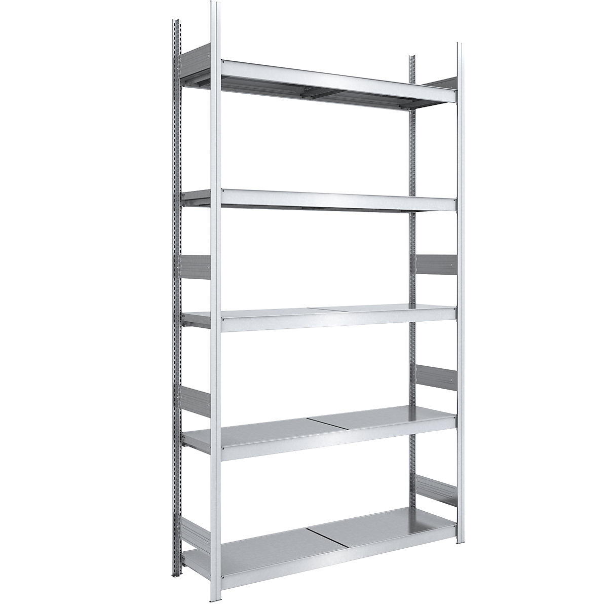 Scaffale a innesto con ripiani in acciaio – hofe, altezza 3000 mm, larghezza ripiani 1500 mm, profondità ripiani 500 mm, scaffale portante-0