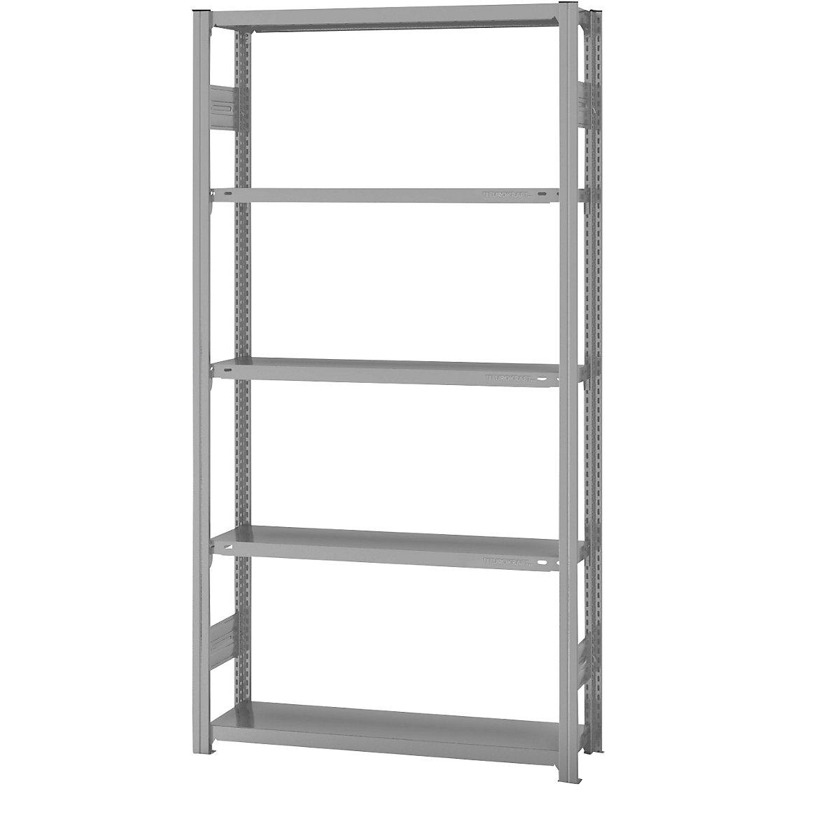 Scaffale a innesto per magazzino, RAL 7035, struttura leggera – eurokraft pro, altezza scaffale 2000 mm, due lati utili, sc. base, larghezza x profondità 1000 x 300 mm-20