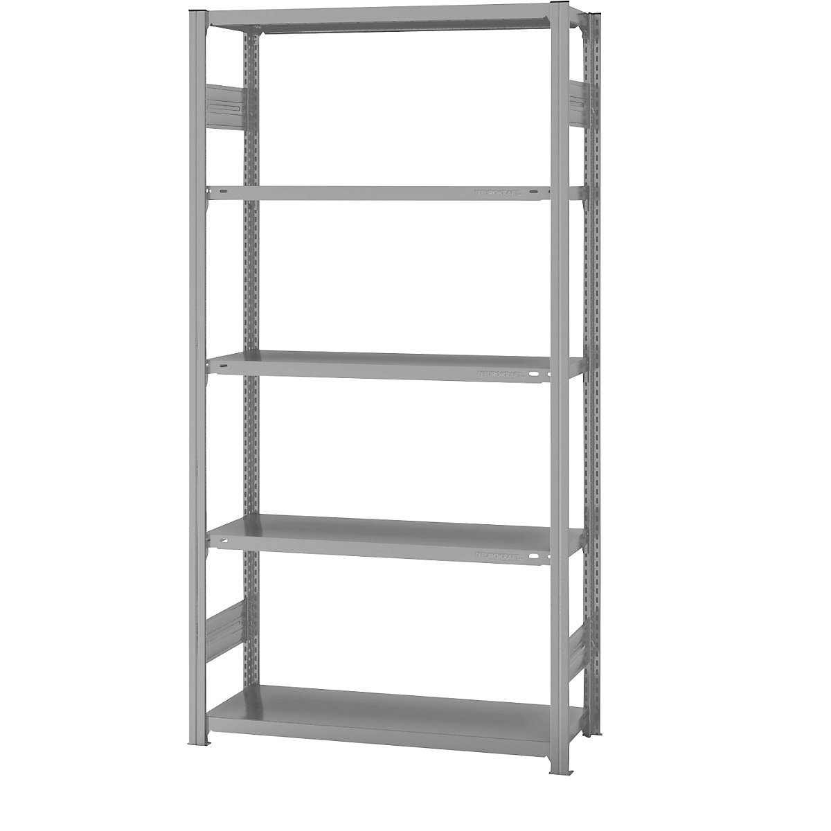 Scaffale a innesto per magazzino, RAL 7035, struttura leggera – eurokraft pro, altezza scaffale 2000 mm, due lati utili, sc. base, larghezza x profondità 1000 x 400 mm-16