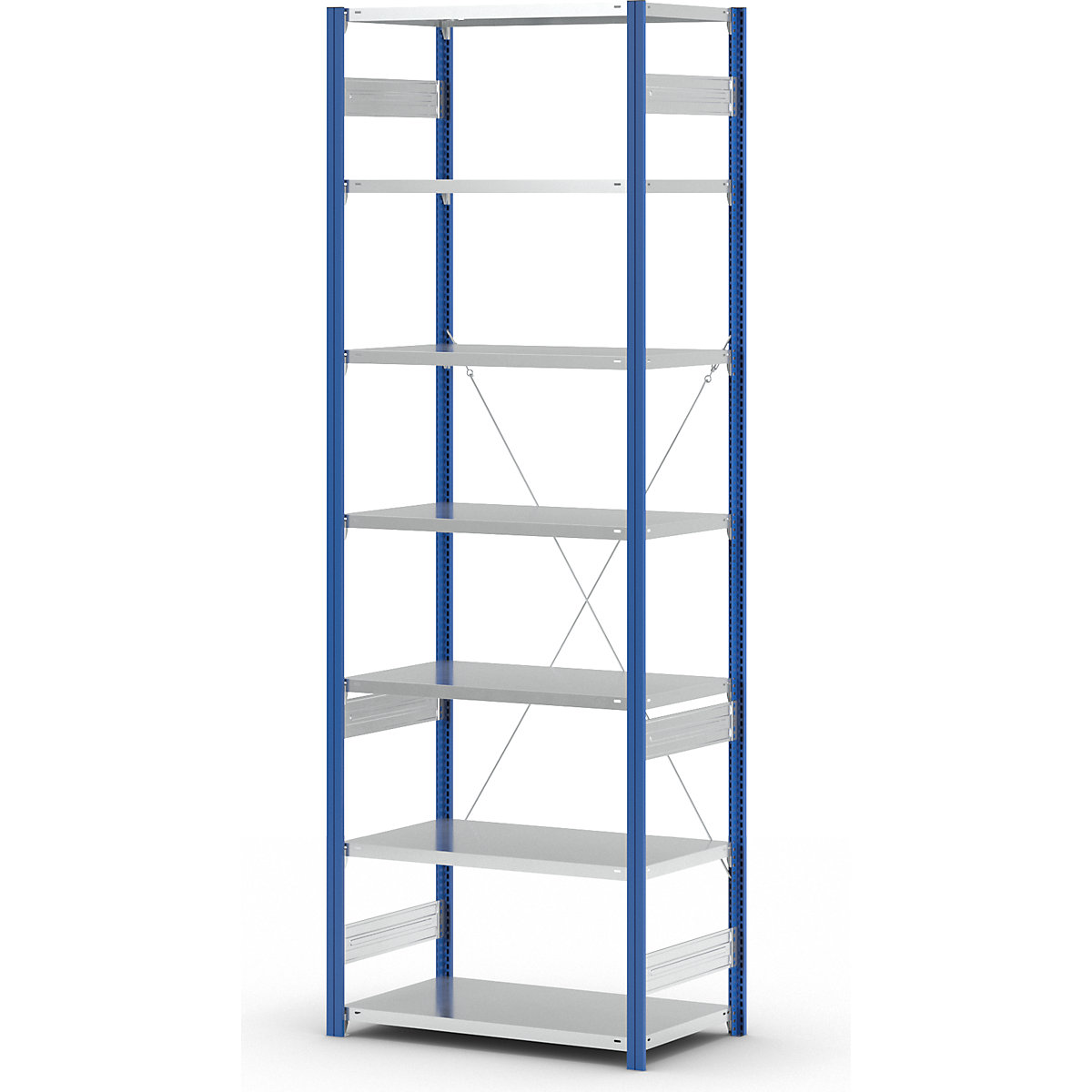 Scaffale a innesto, struttura leggera – eurokraft pro (Foto prodotto 285)-284