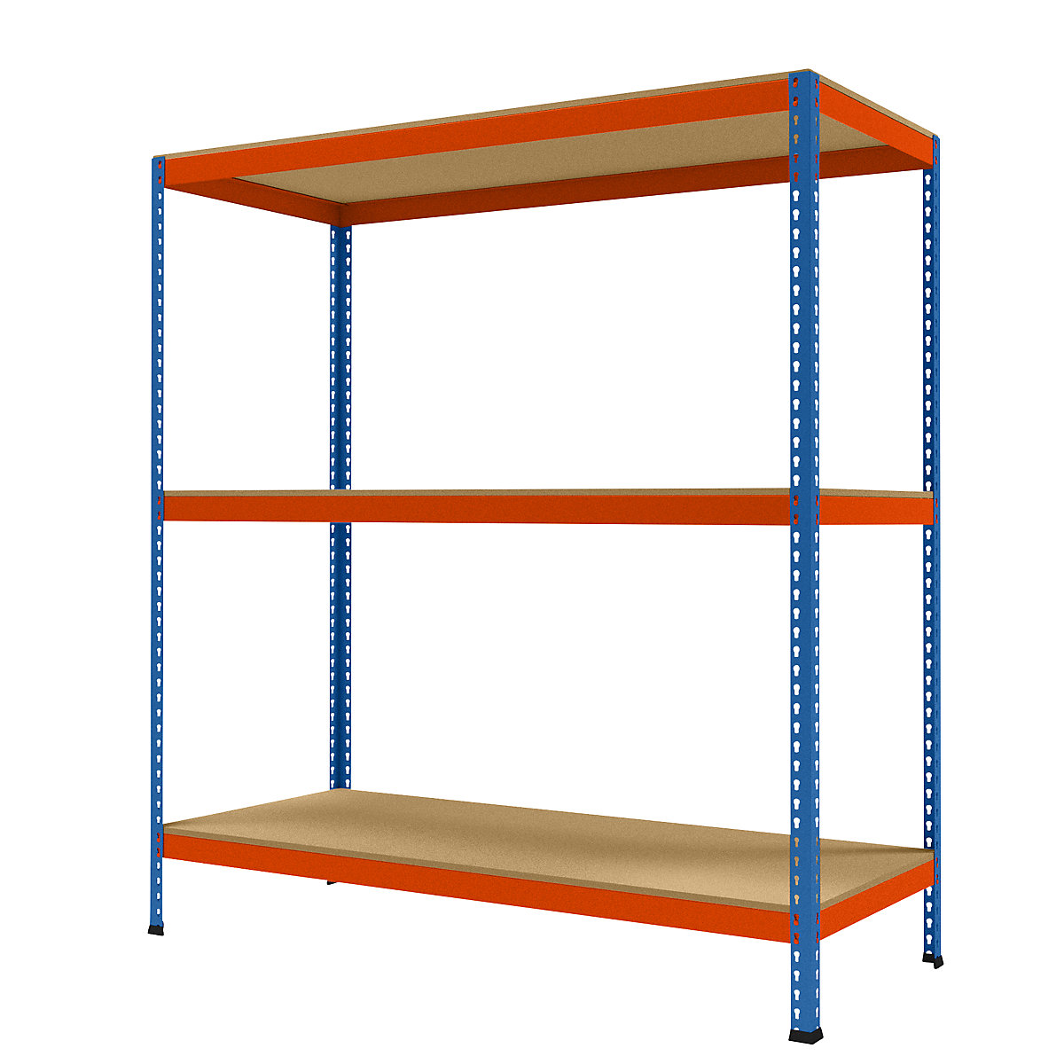 Scaffale a ripiani grandi per carichi pesanti, altezza 1981 mm, profondità totale 773 mm, larghezza 1841 mm-0