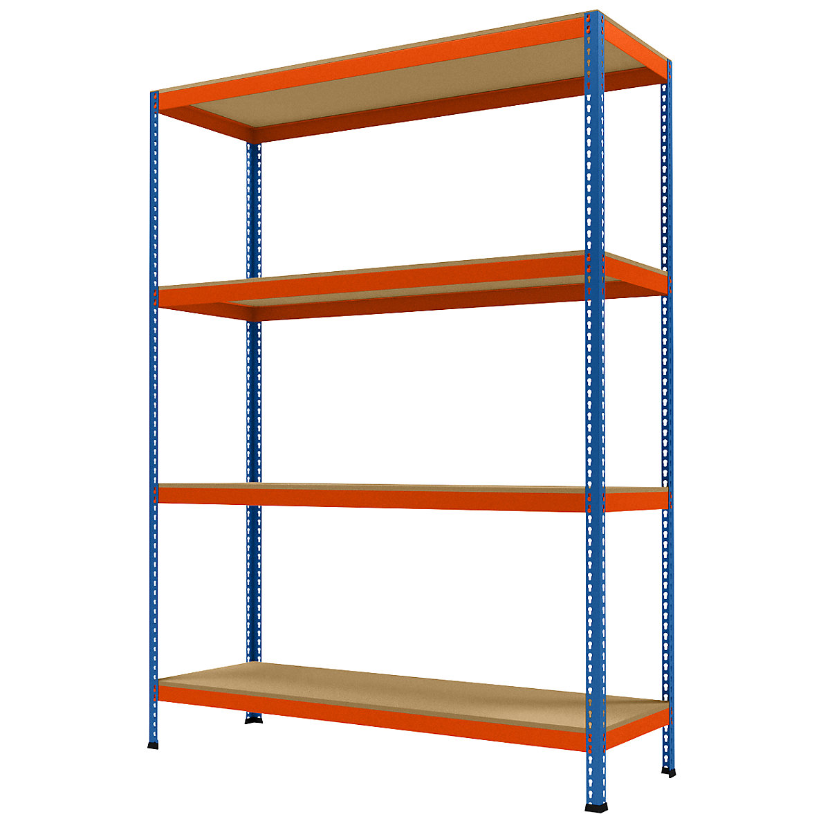 Scaffale a ripiani grandi per carichi pesanti, altezza 2438 mm, profondità totale 621 mm, larghezza 1841 mm-0