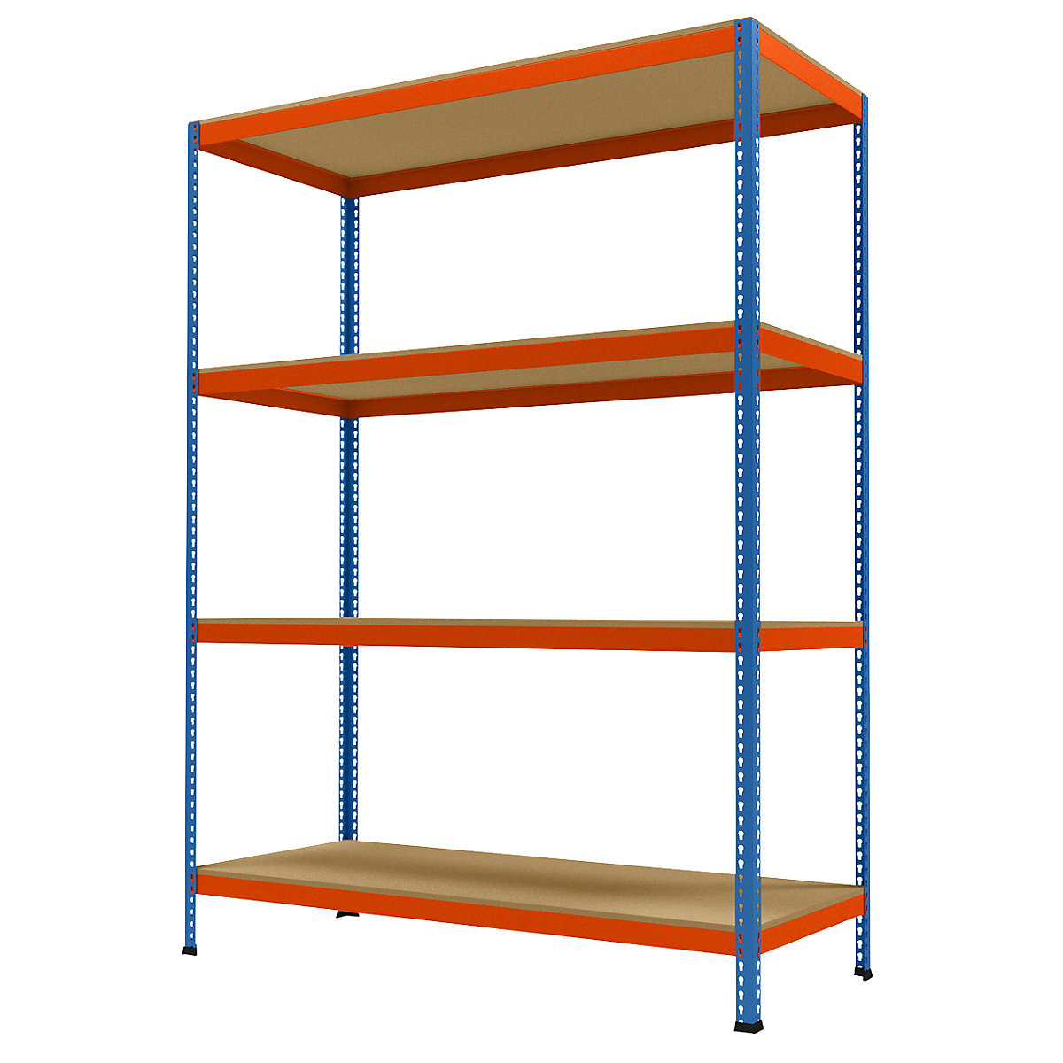 Scaffale a ripiani grandi per carichi pesanti, altezza 2438 mm, profondità totale 773 mm, larghezza 1841 mm-0