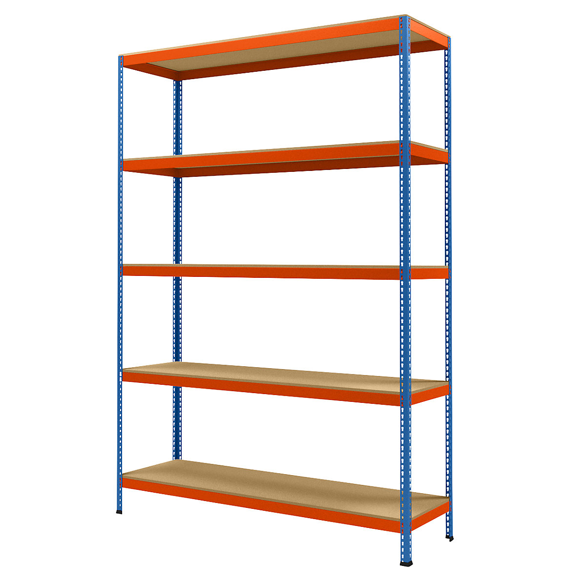 Scaffale a ripiani grandi per carichi pesanti, altezza 3048 mm, profondità totale 621 mm, larghezza 2146 mm-0
